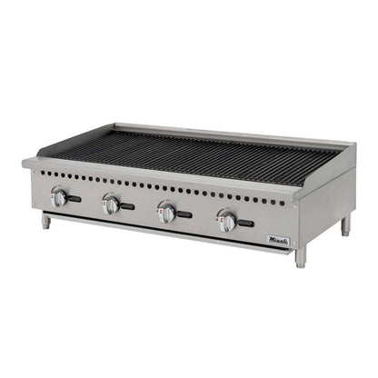 Migali C-RB48 48" Gas Countertop Radiant Charbroiler 148,000 BTU - C-RB48