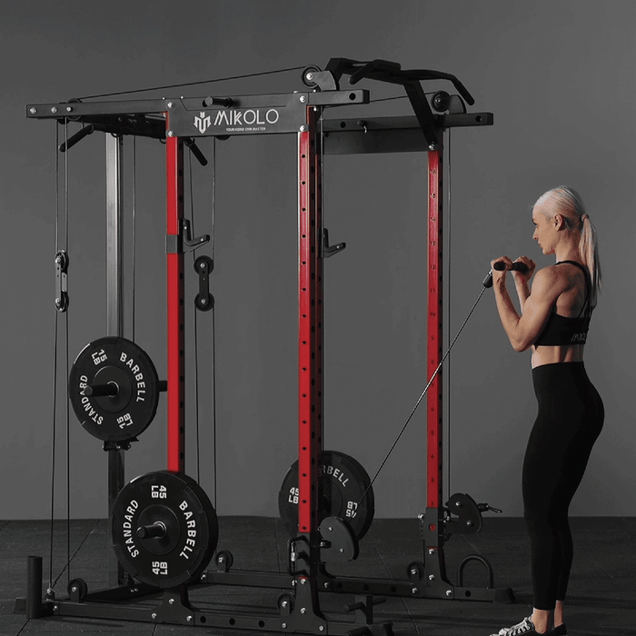 Mikolo Fitness K6 Power Rack - PC-ZL-K6-R