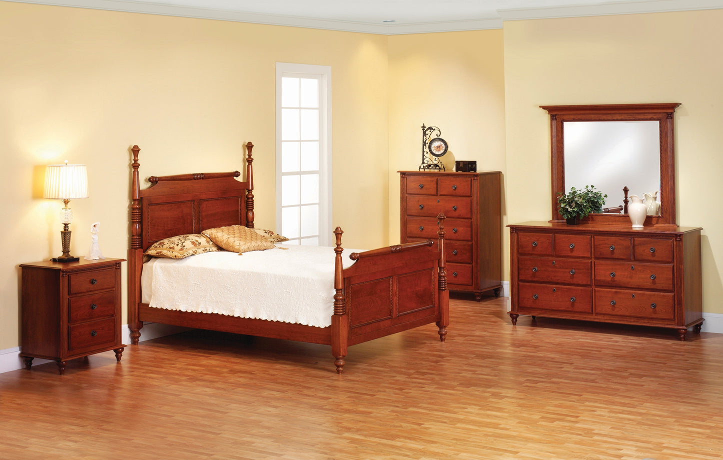 QW Amish Millcraft Fur Elise High Dresser w/ Optional Mirror - MD666DR
