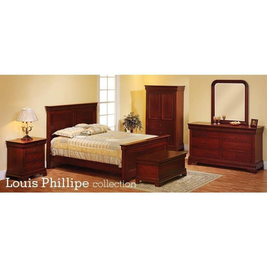 QW Amish Millcraft Louis Phillipe Low Dresser w/ Optional Mirror - MD864DR
