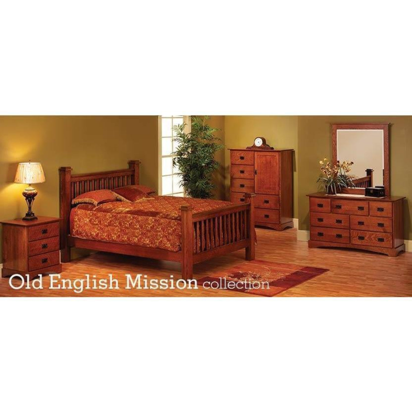 QW Amish Millcraft Old English Chest of Drawers - MF236CH