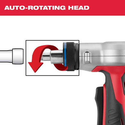 Milwaukee 2432-22 M12 ProPEX Expansion Tool Kit With 1/2", 3/4", 1" Heads