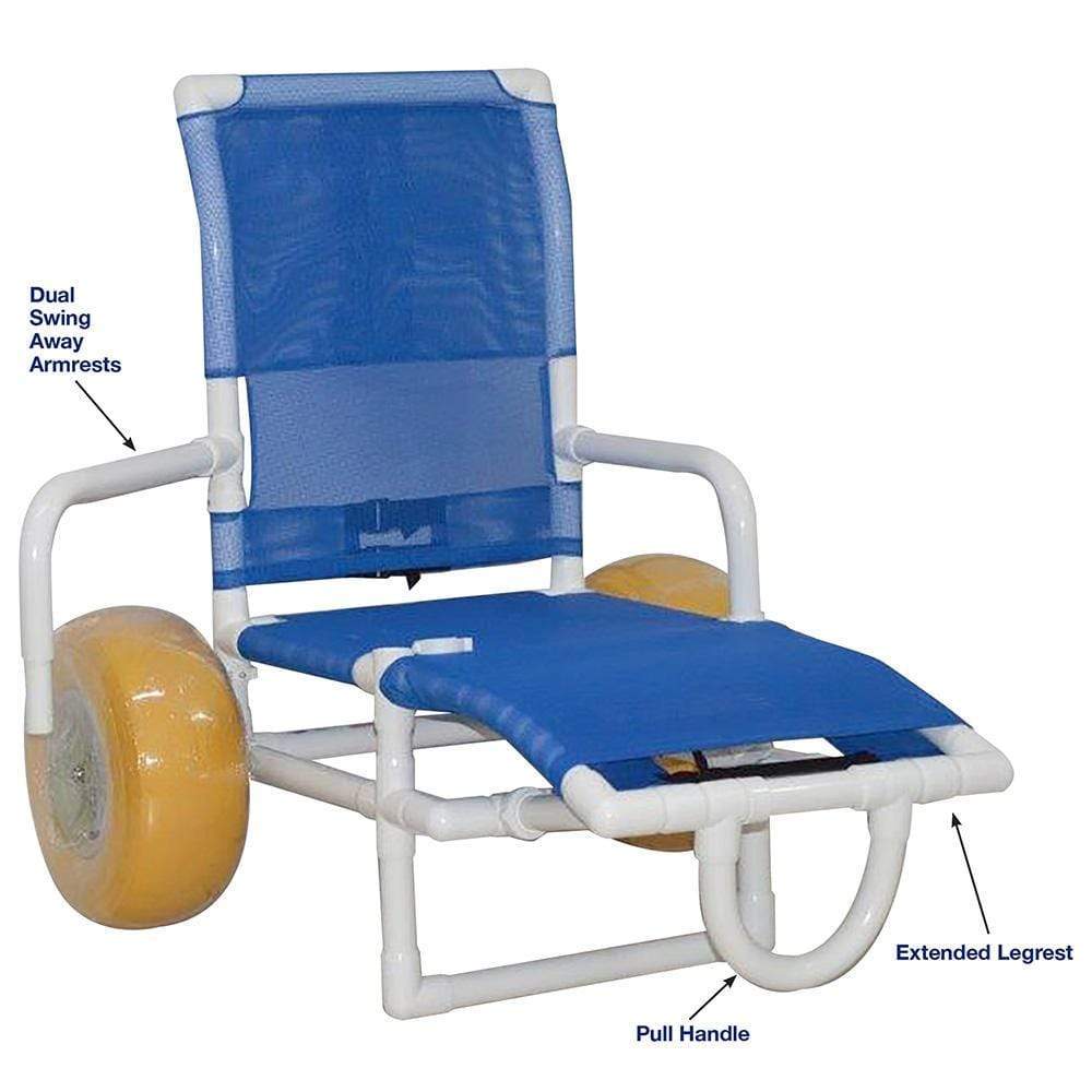 MJM Recreational All Terrain Wheelchair 725-ATC-YEL