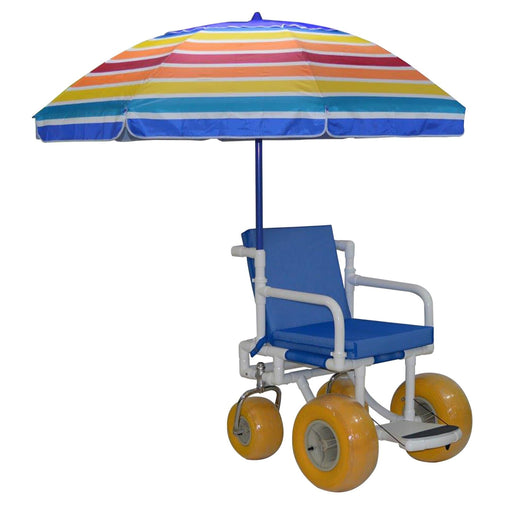 MJM All Terrain Beach Wheelchair - 722-ATC-YEL