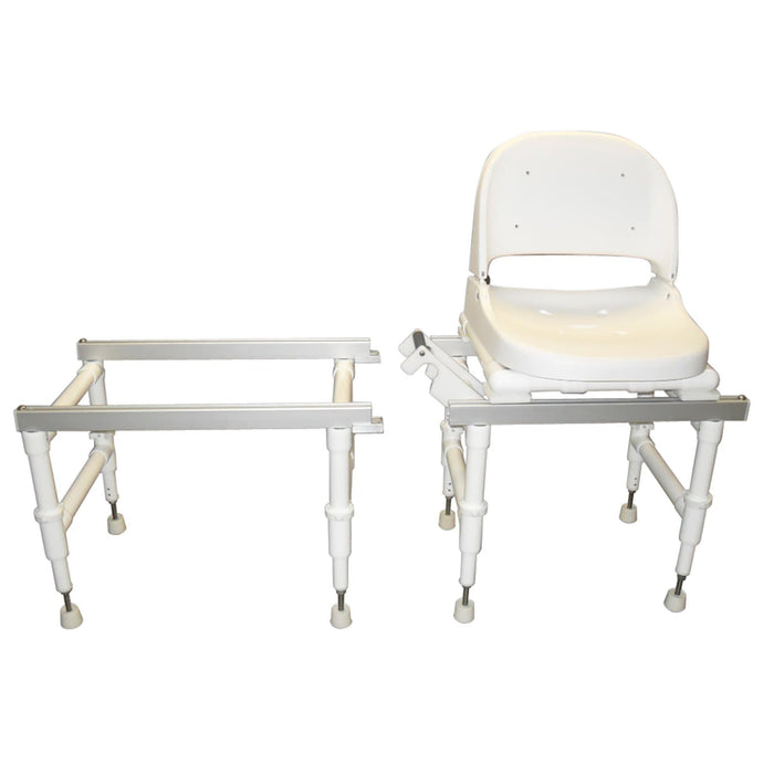 MJM Echo Dual Stationary Sliding Shower/transfer Chair - E118-SLIDE