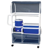 MJM 17" Wide Hydration Cart with Canopy - 831