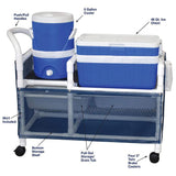 Mjm Hydration Cart with Skirt Cover Panels - 830