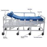 Bariatric Shower Gurney with Canvas Drain Pan