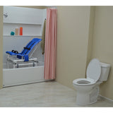 MJM One Step Locking System Articulating Dual Shower/transfer Chair - D191-M-A-SLIDE-N