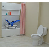 MJM One Step Locking System Articulating Dual Shower/transfer Chair - D191-M-A-SLIDE-N