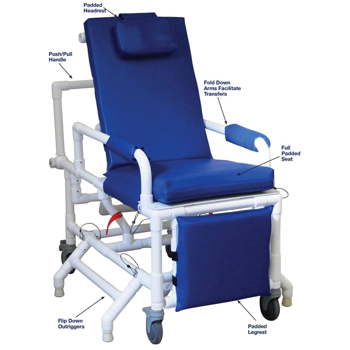 Mjm Solid Base Seat Geri Chair with Cushion - MJMUPTS-G