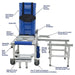 MJM Tilt Slider All Purpose Shower Chair