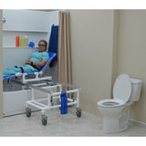 MJM Total Lock Casters Dual Shower/transfer Chair - D197-5-M-SLIDE-N