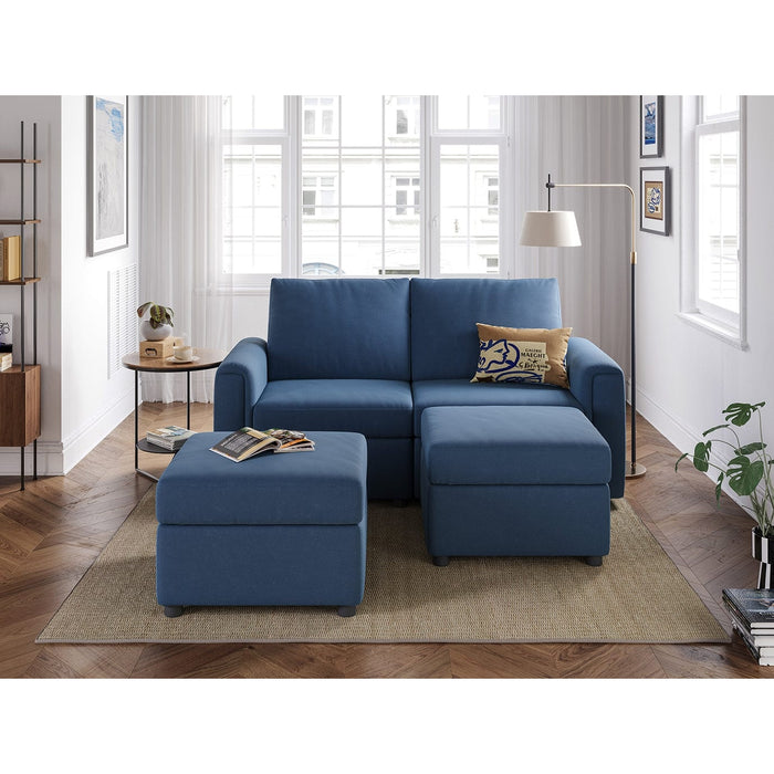 LINSY HOME RUBIK I 2 Seats with 2 Ottomans - US-LH-SPF-Sofa-S900-A11-22-0-00