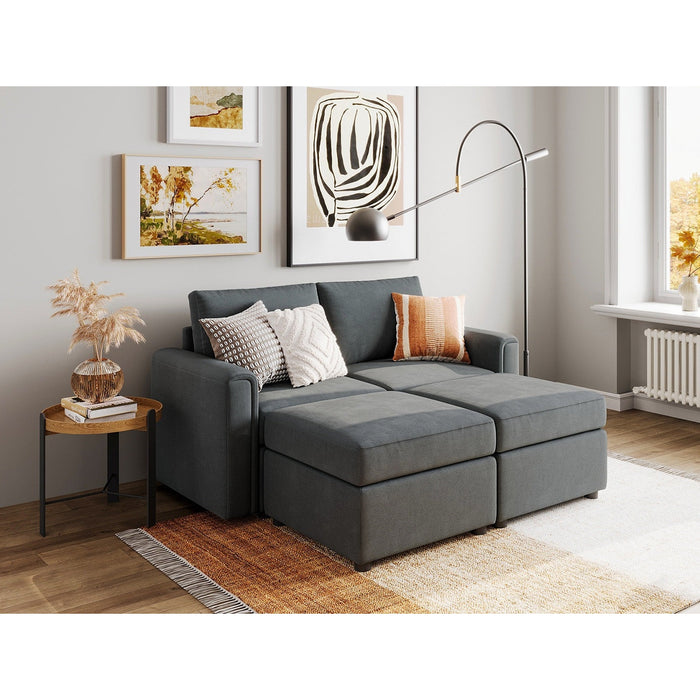 LINSY HOME RUBIK I 2 Seats with 2 Ottomans - US-LH-SPF-Sofa-S900-A11-22-0-00