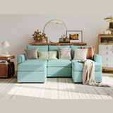 LINSY HOME RUBIK I 3 Seats with 2 Ottomans - US-LH-SPF-Sofa-S900-A11-32-0-00