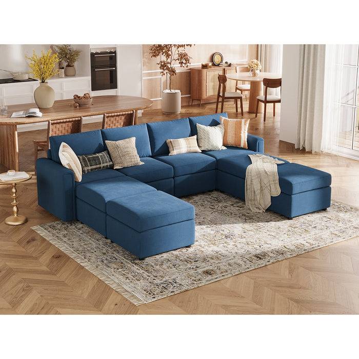 LINSY HOME RUBIK I 4 Seats with 4 Ottomans - US-LH-SPF-Sofa-S900-A11-44-0-00 Price