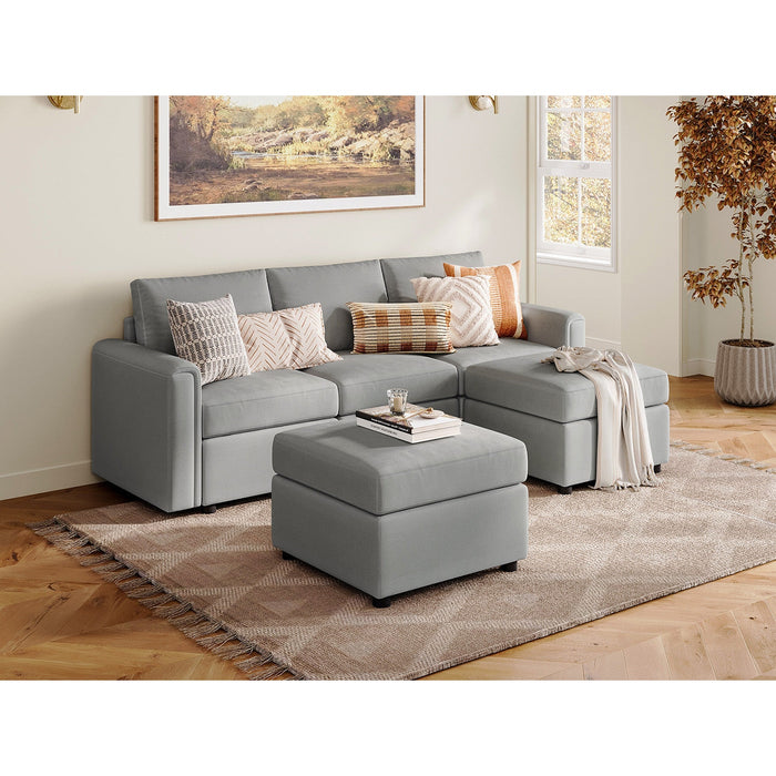 LINSY HOME RUBIK I 3 Seats with 2 Ottomans - US-LH-SPF-Sofa-S900-A11-32-0-00