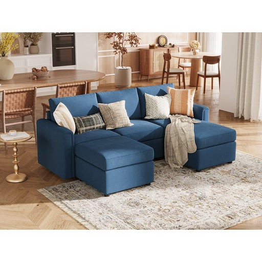 LINSY HOME RUBIK I 3 Seats with 2 Ottomans - US-LH-SPF-Sofa-S900-A11-32-0-00