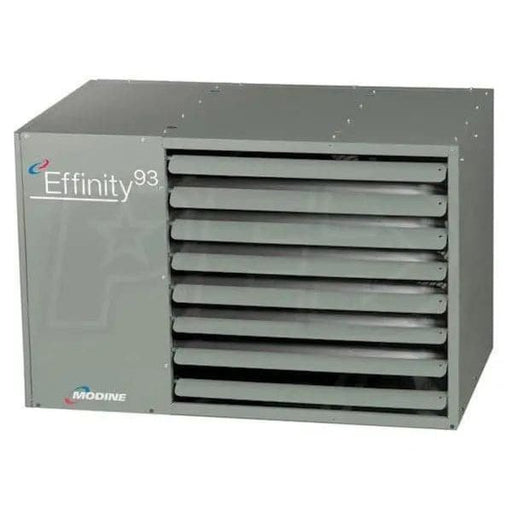 Modine Effinity 85K BTU Commercial Heater - High-Efficiency Condensing, Direct Spark Ignition, LP, Separated Combustion, Single Stage, Aluminized Steel Heat Exchanger