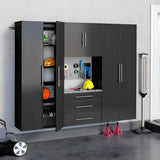 Prepac HangUps 90 inch Storage Cabinet 4 Piece Set G - Available in 3 Colors - GRGW-0707-4M