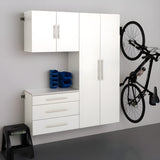 Prepac HangUps 60 inch Storage Cabinet 3 Piece Set B - Available in 3 Colors - GRGW-0702-3M