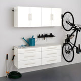 Prepac HangUps 60 inch Storage Cabinet 4 Piece Set F - Available in 3 Colors - GRGW-0706-4M