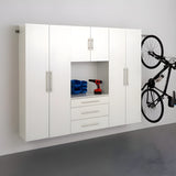 Prepac HangUps 90 inch Storage Cabinet 4 Piece Set G - Available in 3 Colors - GRGW-0707-4M