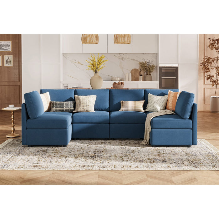 LINSY HOME RUBIK I 6 Seat Sofa - US-LH-SPF-Sofa-S900-A11-60-0-00