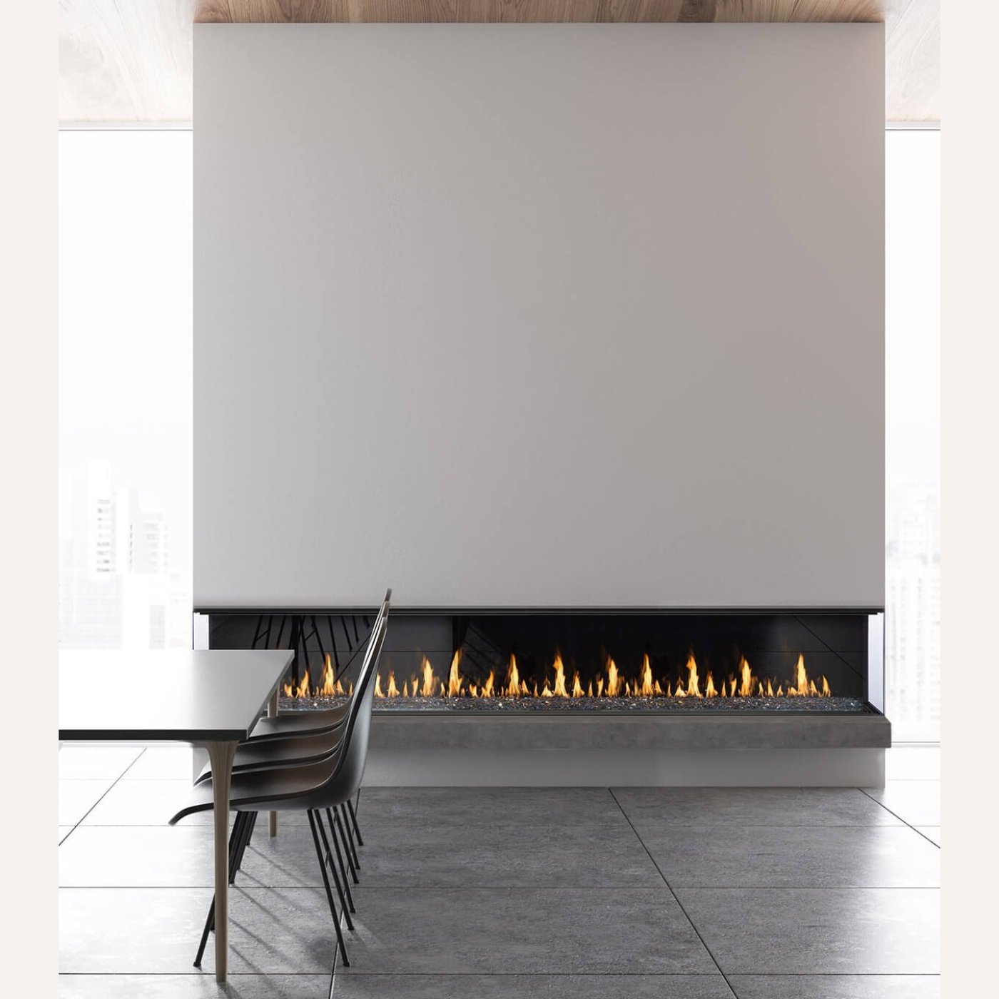 Montigo Prodigy Series 6' Bay Fireplace - PCPR612N