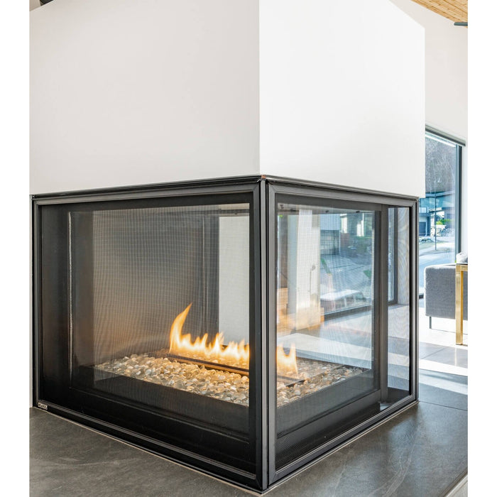 Montigo Divine Pier Three Sided Gas Fireplace