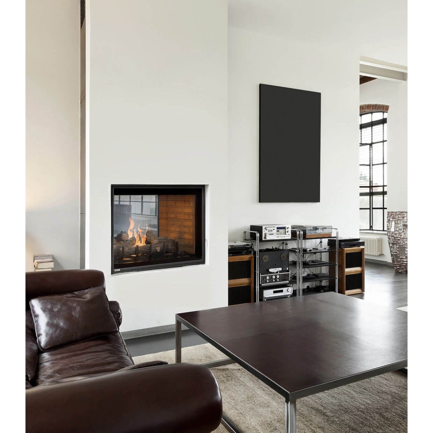 Montigo Divine 2 Sided Gas Fireplace