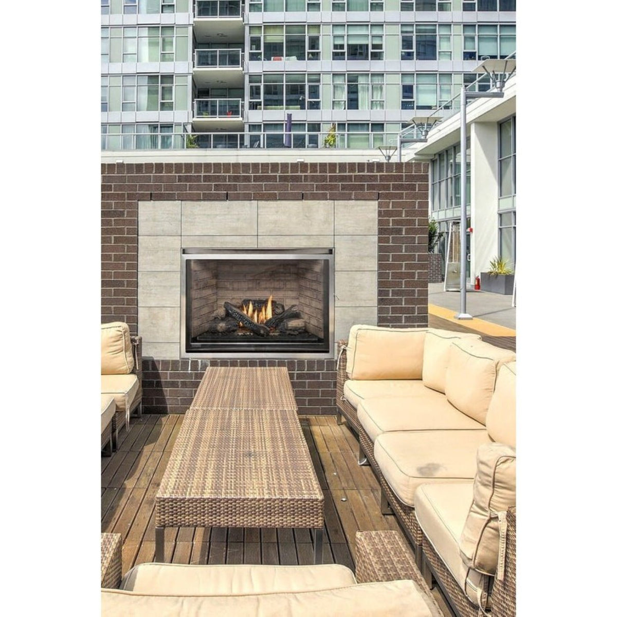 Montigo Divine Single Sided Ventless Outdoor Gas Fireplace