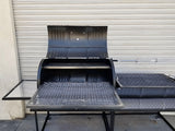 Moss Grills Ranch Style Custom BBQ Grill Smoker / Charcoal, Rotisserie - 206