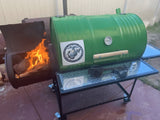 Moss Grills Red Hot Barbecue Smoker with Offset Firebox Grill - 101-1