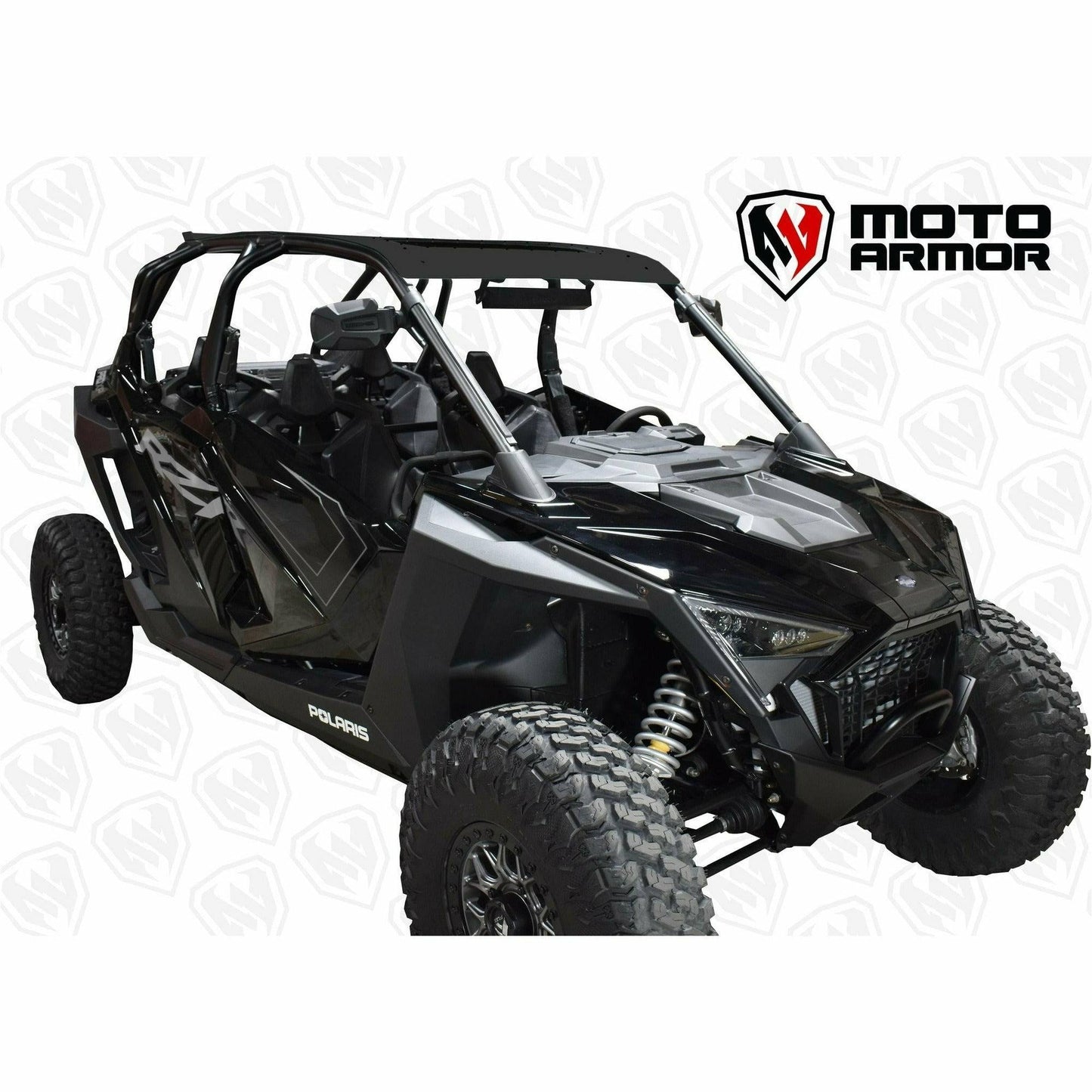 Moto Armor Polaris RZR Pro XP 4 / Turbo R 4 Aluminum Roof with Sunroof - MA-RZPRO-RF-4-AL-BLK