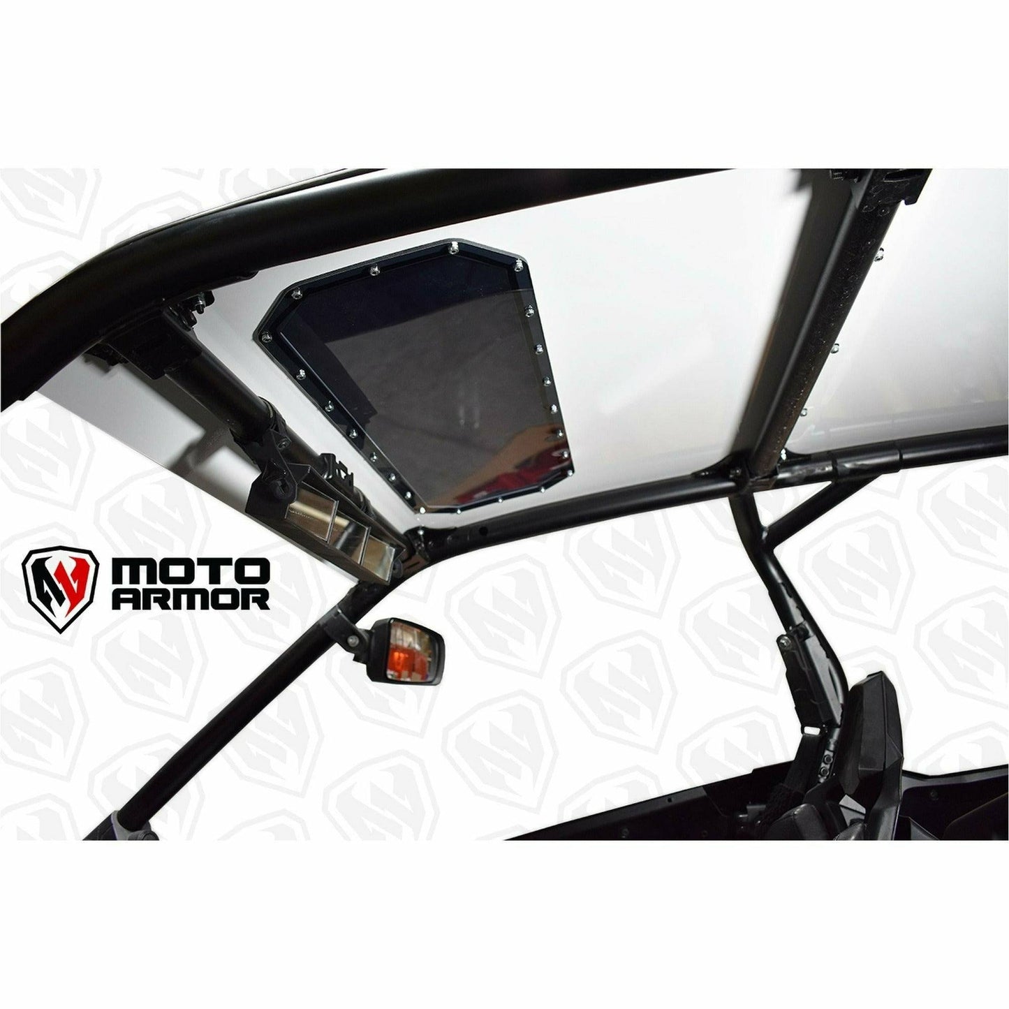 Moto Armor Polaris RZR Pro XP 4 / Turbo R 4 Aluminum Roof with Sunroof - MA-RZPRO-RF-4-AL-BLK
