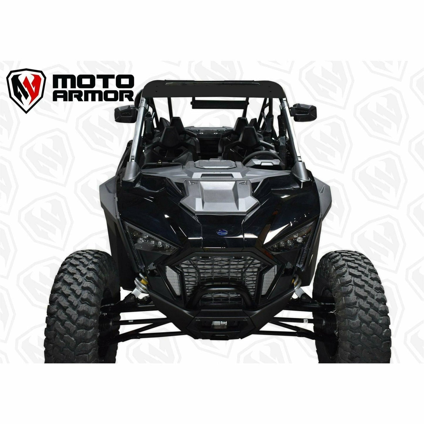 Moto Armor Polaris RZR Pro XP 4 / Turbo R 4 Aluminum Roof with Sunroof - MA-RZPRO-RF-4-AL-BLK