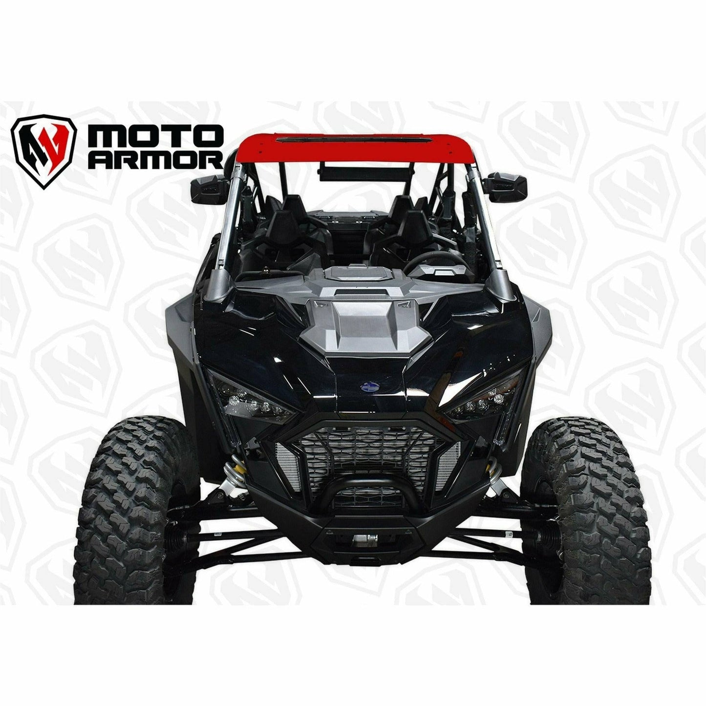 Moto Armor Polaris RZR Pro XP 4 / Turbo R 4 Aluminum Roof with Sunroof - MA-RZPRO-RF-4-AL-BLK