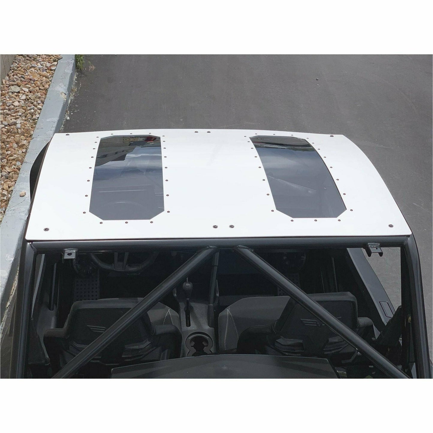 Moto Armor Arctic Cat Wildcat XX Aluminum Roof with Sunroof - MA-WCXX-RF-2-SR-BLK