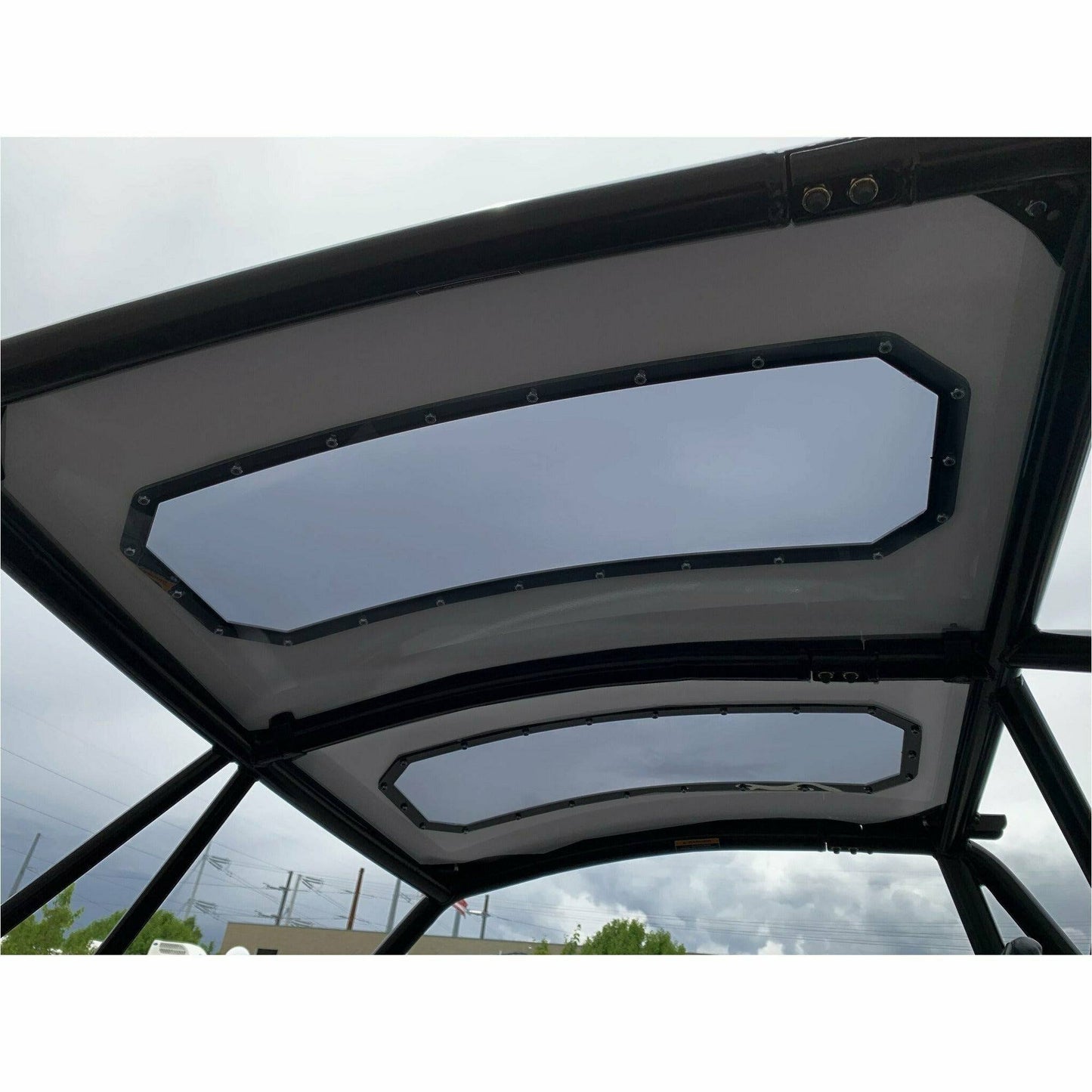 Moto Armor Arctic Cat Wildcat XX Aluminum Roof with Sunroof - MA-WCXX-RF-2-SR-BLK