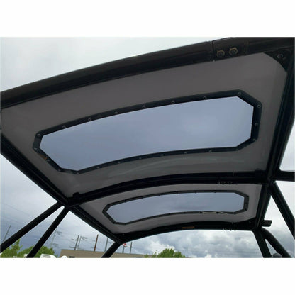 Moto Armor Arctic Cat Wildcat XX Aluminum Roof with Sunroof - MA-WCXX-RF-2-SR-BLK