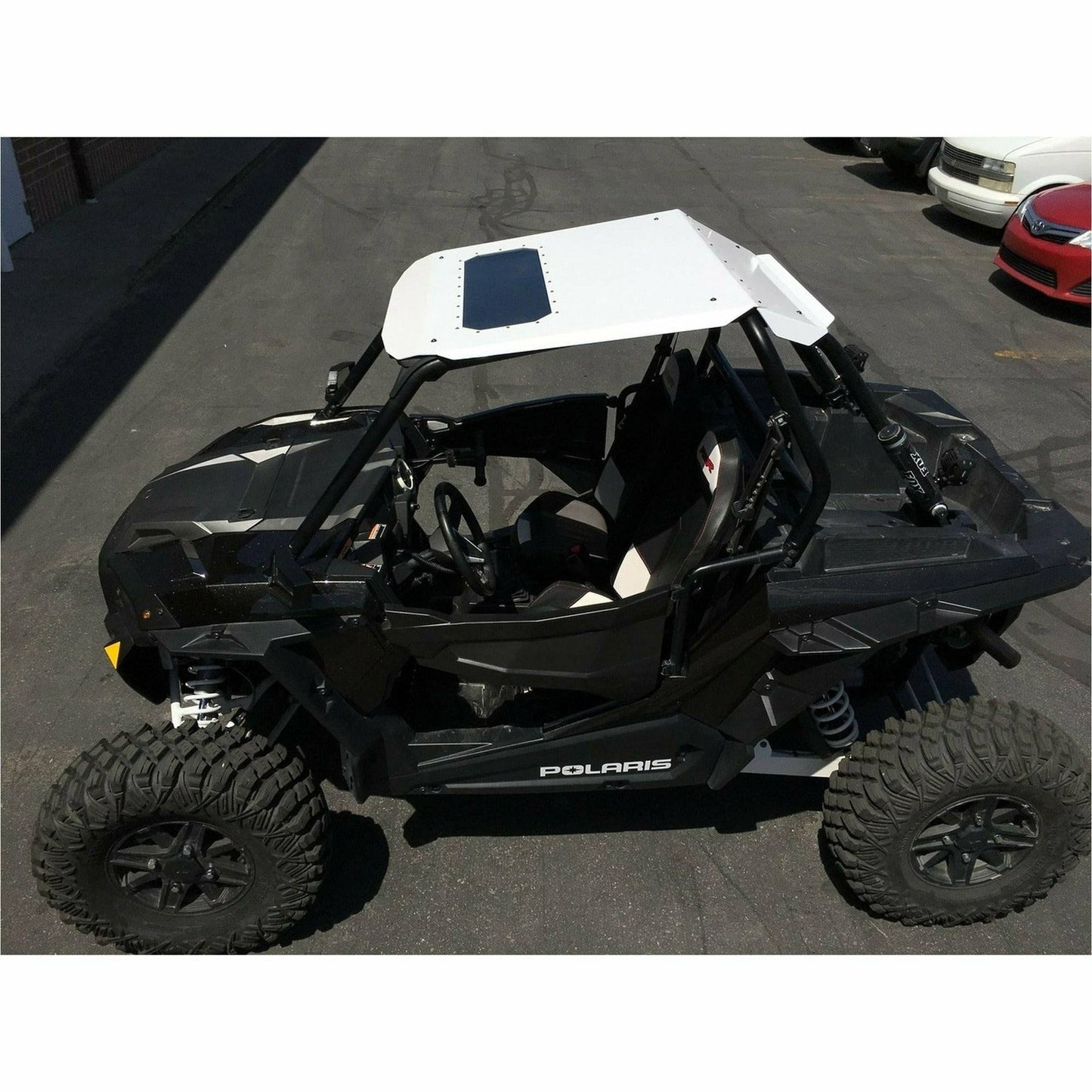 Moto Armor Polaris RZR Aluminum Roof with Sunroof - MA-RZ1K-RF-2-AL-BLK
