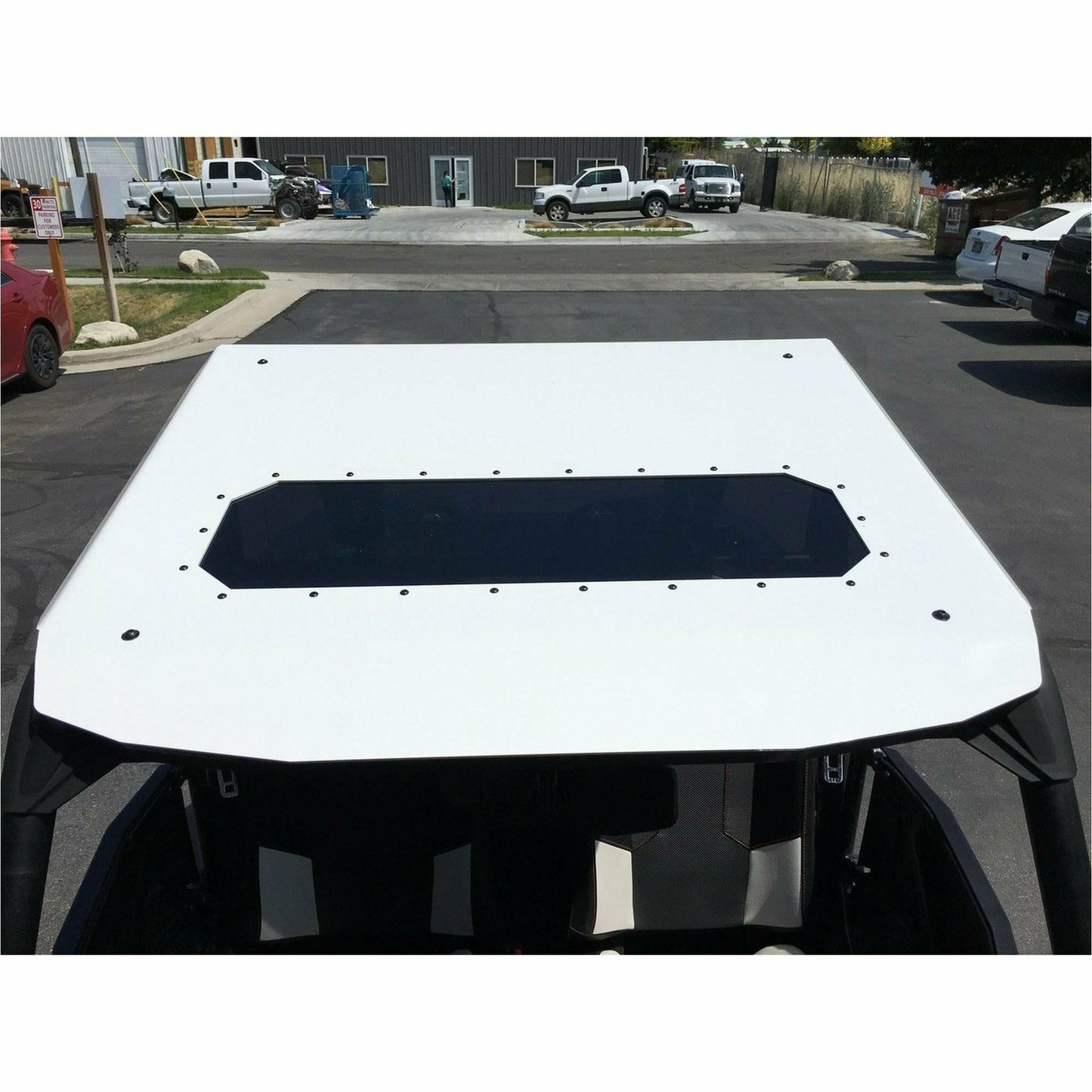 Moto Armor Polaris RZR Aluminum Roof with Sunroof - MA-RZ1K-RF-2-AL-BLK