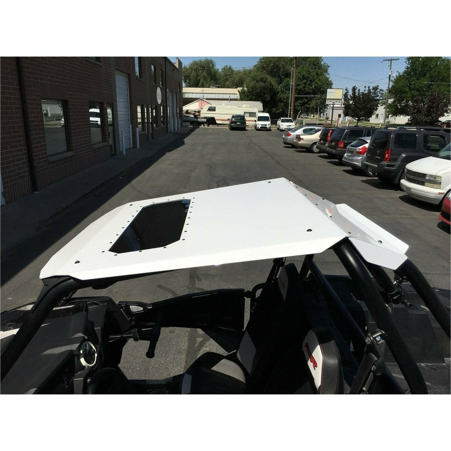 Moto Armor Polaris RZR Aluminum Roof with Sunroof - MA-RZ1K-RF-2-AL-BLK