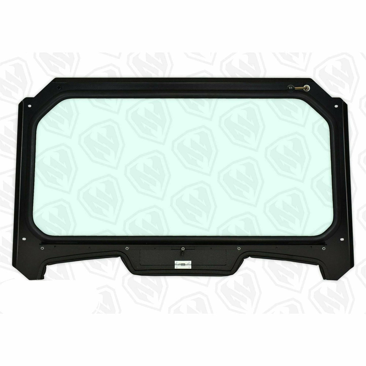 Moto Armor Polaris RZR (2019+) Glass Windshield - MA-RZ19-WS-GLS-BLK-C-Y