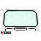 Moto Armor Polaris RZR (2019+) Glass Windshield - MA-RZ19-WS-GLS-BLK-C-Y