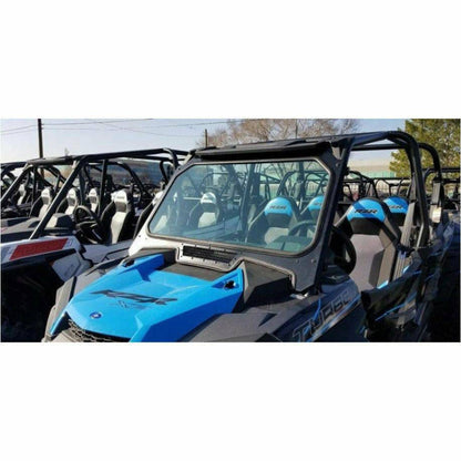 Moto Armor Polaris RZR (2019+) Glass Windshield - MA-RZ19-WS-GLS-BLK-C-Y