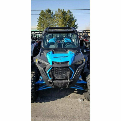 Moto Armor Polaris RZR (2019+) Glass Windshield - MA-RZ19-WS-GLS-BLK-C-Y
