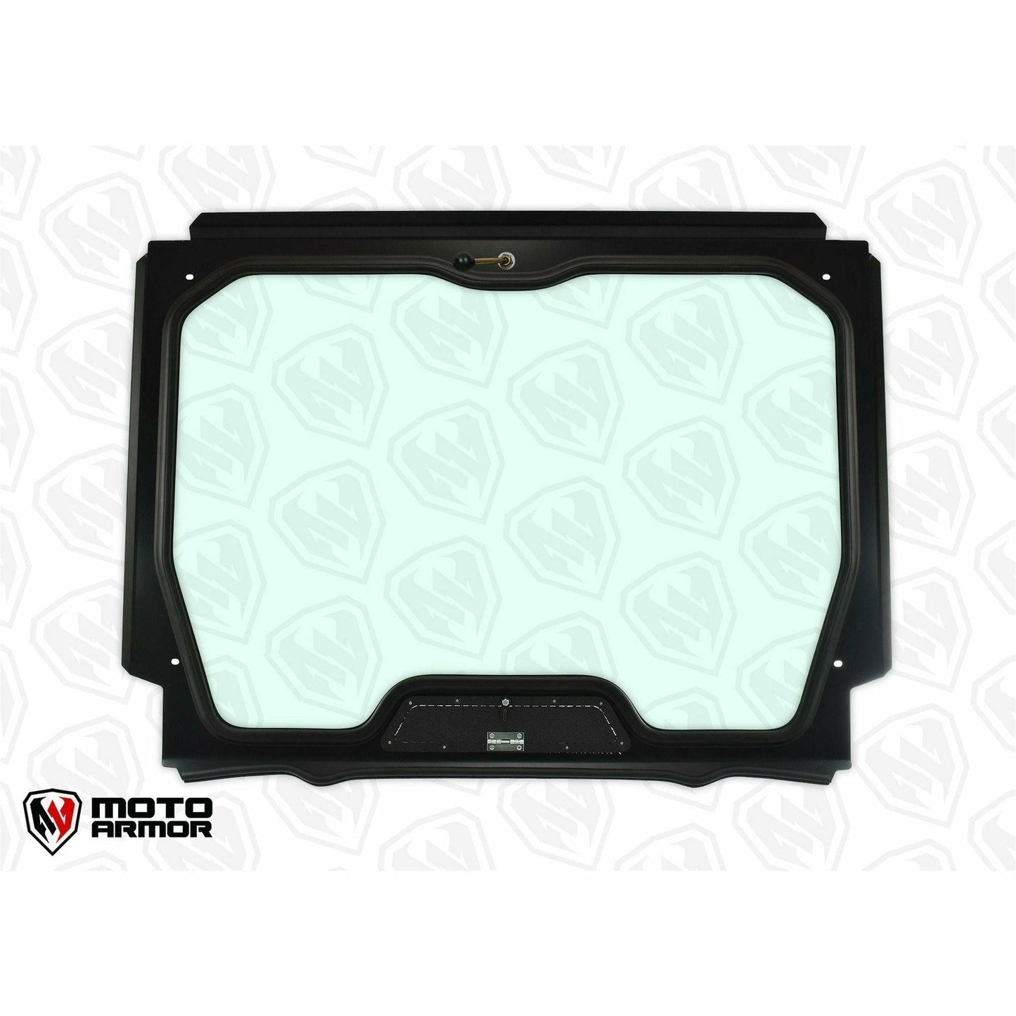 Moto Armor Polaris RZR Pro XP / Turbo R Glass Windshield - MA-RZPRO-WS-GLS-BLK-C-Y